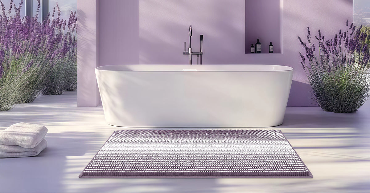 BSICPRO™ stylish Bath Mats Rugs Soft Quick-Dry Non-Slip Bathroom Mats
