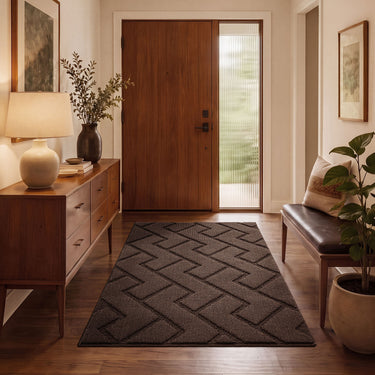 Indoor Doormat, Non-Slip TPR Backing Absorbent Washable Low-Profile Door Mat