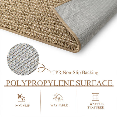 Non Slip Absorbent Kitchen Floor Mats 3 Piece Washable Stain Resistant Rug Runner for Kitchen, Entryway and Laundry Room