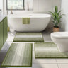 Bathroom Rug Set 3-Piece, U-shaped toilet mat, Ultra-Soft Chenille Non-Slip Bath Mats
