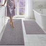 Ultra-Soft Plush Chenille Bath Mat Set (2-Piece)